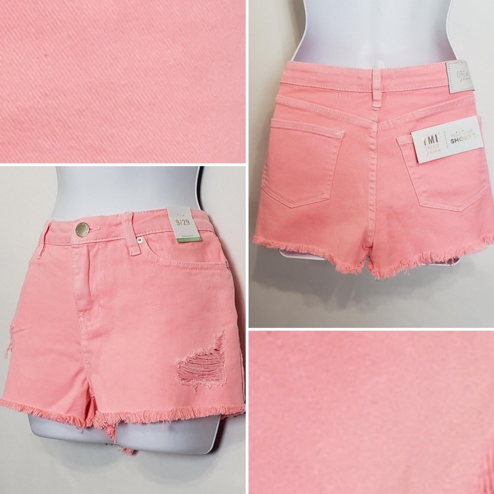 YMI Distressed Mid-Rise Denim ShortS